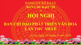 XÃ EA LY TỔ CHỨC HỘI NGHỊ BAN CHỈ ĐẠO VỀ PHÁT TRIỂN VĂN HOÁ