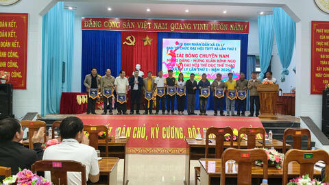 TỔ CHỨC GIẢI BÓNG CHUYỀN MỪNG ĐẢNG, MỪNG XUÂN BÍNH NGỌ NĂM 2026