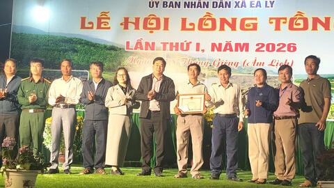 UBND XÃ EA LY TỔ CHỨC LỄ HỘI LỒNG TỒNG LẦN THỨ NHẤT NĂM 2026